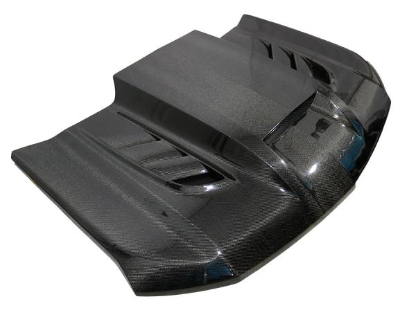 VIS Racing - Carbon Fiber Hood VTM Style for Chevrolet Silverado 1500 2019-2023