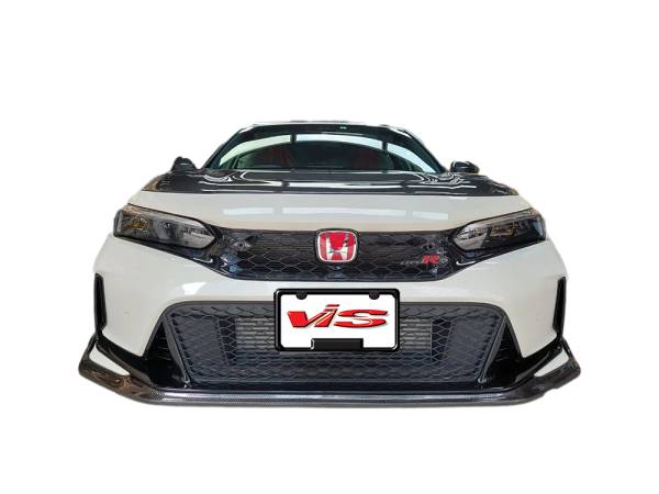VIS Racing - Carbon Fiber Front Lip RS Style For Honda Civic FL5 Type R 2023-2024