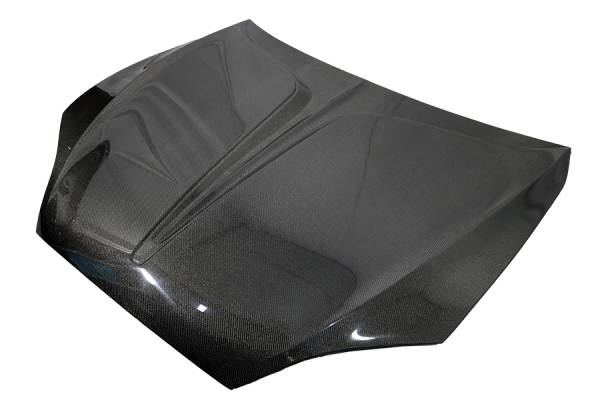 VIS Racing - Carbon Fiber Hood TS Style for Tesla Model S 12-15
