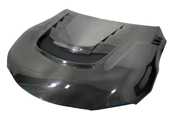 VIS Racing - VRS Style Double-Sided Hybrid Carbon Fiber Hood for Toyota Supra GR 2020-2024