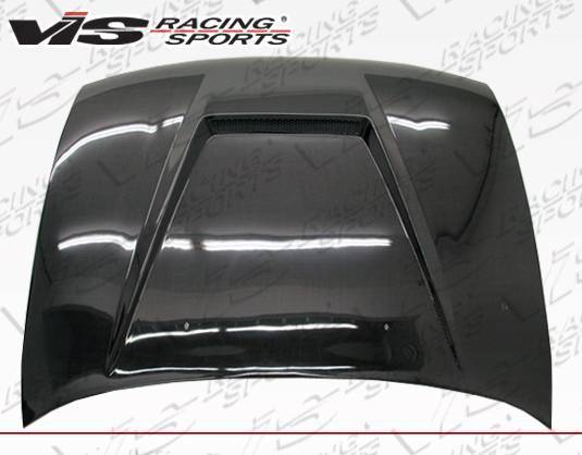 VIS Racing - Carbon Fiber Hood Invader Style for Toyota Corolla 4DR 1993-1997