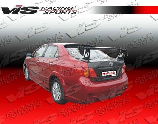 VIS Racing - Carbon Fiber Spoiler Techno R 2 Style for Toyota Corolla 4DR 2009-2013