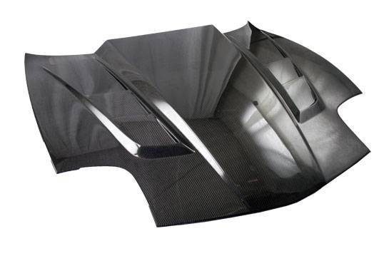 VIS Racing - Carbon Fiber Hood SCV Style for Chevrolet Corvette 2DR 1997-2004