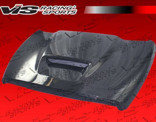 VIS Racing - Carbon Fiber Hood SRT Style for Dodge Ram 2DR & 4DR 1994-2001