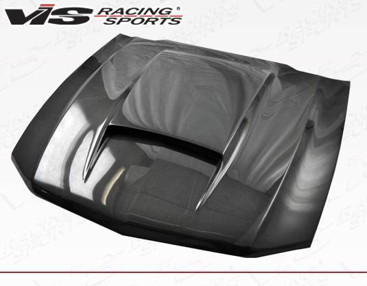 VIS Racing - Carbon Fiber Hood Stalker Style for Ford MUSTANG 2DR 2010-2012