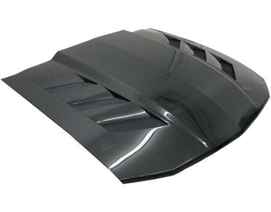 VIS Racing - Carbon Fiber Hood AMS Style for Ford MUSTANG 2DR 2005-2009