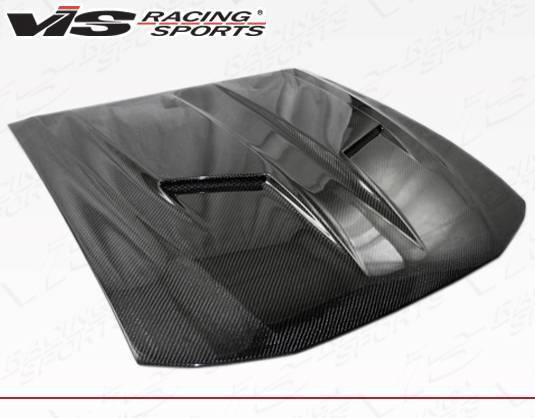 VIS Racing - Carbon Fiber Hood Stalker 2 Style for Ford MUSTANG 2DR 1999-2004