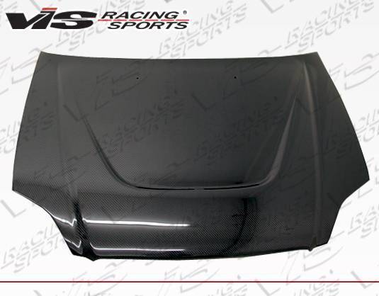 VIS Racing - Carbon Fiber Hood JS Style for Honda Civic 2DR & 4DR 1999-2000