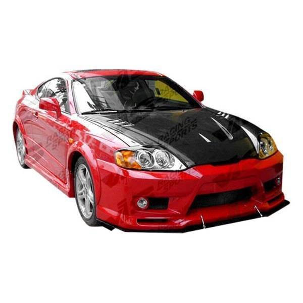 VIS Racing - Carbon Fiber Hood Cyber Style for Hyundai Tiburon 2DR 2003-2006