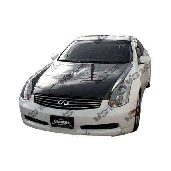 VIS Racing - Carbon Fiber Hood OEM Style for Infiniti G35 2DR 2003-2007