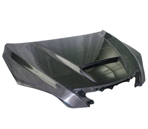 VIS Racing - Carbon Fiber Hood M Speed Style for Mazda 3 Hatchback 2004-2009