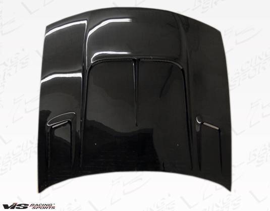 VIS Racing - Carbon Fiber Hood Drift 2 Style for Nissan 240SX 2DR 1997-1998