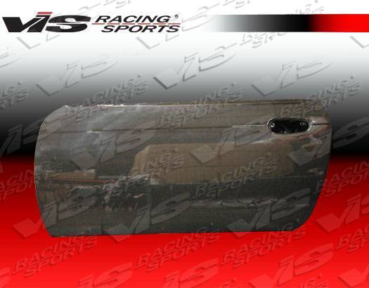 VIS Racing - Carbon Fiber Door OEM  Style for Nissan 240SX 2DR & Hatchback 1995-1998