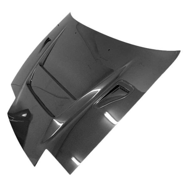 VIS Racing - Carbon Fiber Hood A Spec Style for Nissan 240SX 2DR & Hatchback 1989-1994