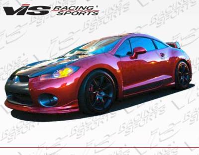 VIS Racing - 2006-2012 Mitsubishi Eclipse 2Dr Type W Type Front Lip Polyurethane - Image 3