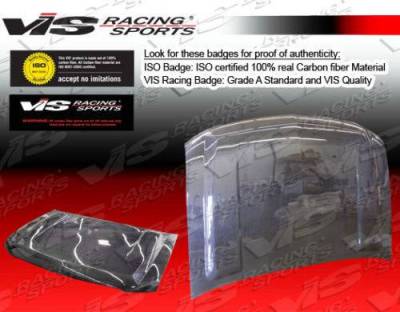 VIS Racing - Carbon Fiber Hood OEM Style for Chevrolet Silverado 4DR 99-02 - Image 2