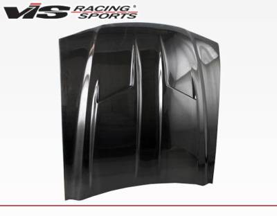 VIS Racing - Carbon Fiber Hood Stalker 2 Style for Ford MUSTANG 2DR 94-98 - Image 2