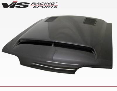 VIS Racing - Carbon Fiber Hood GT 500 Style for Ford MUSTANG 2DR 87-93 - Image 1