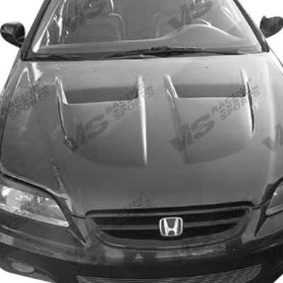 VIS Racing - Carbon Fiber Hood Xtreme GT Style for Honda Accord 2DR 98-02 - Image 2