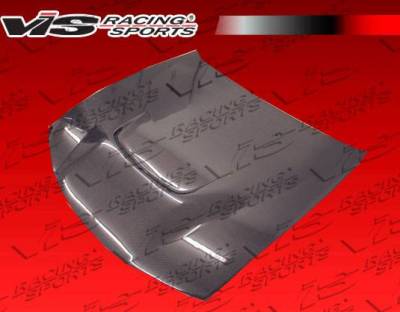 VIS Racing - Carbon Fiber Hood JS Style for Nissan 240SX 2DR 1997-1998 - Image 1