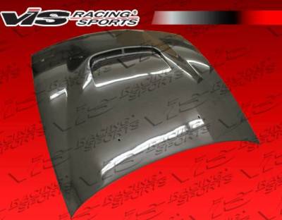 VIS Racing - Carbon Fiber Hood JS Style for Nissan 240SX 2DR 97-98 - Image 3