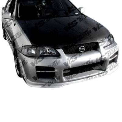 Carbon Fiber Hood OEM Style for Nissan Sentra 4DR 2000-2003