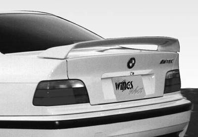 1992-1998 Bmw E36 2/4Dr Curved M3 Style Wing No Light