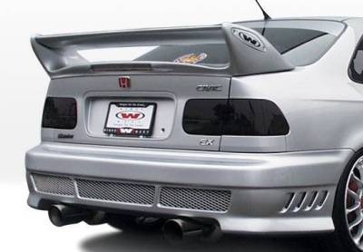 1996-2000 Honda Civic 2/4Dr Avenger Rear Bumper Cover Urethane