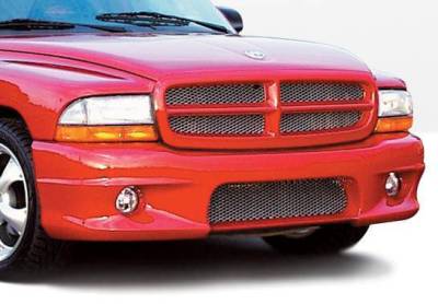 1997-2003 Dodge Dakota Club Cab W-Type Front Bumper Cover