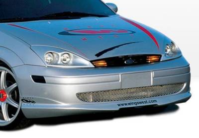 2000-2004 Ford Focus 4Dr W-Typ Front Lip Polyurethane