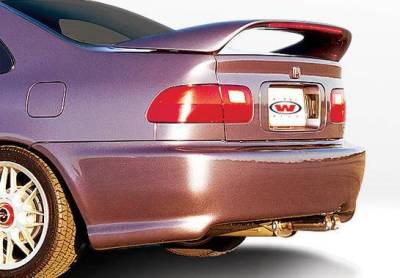 Wings West - 1992-1995 Honda Civic 2Dr W-Typ 4Pc Complete Kit Fiberglass Front & Rear - Image 3