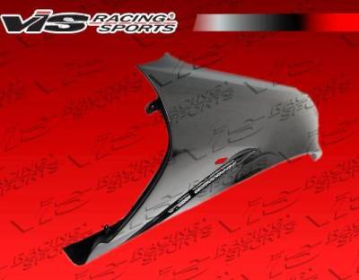 VIS Racing - 2000-2009 Honda S2000 2Dr Ami 30Mm Carbon Front Fenders With Extension - Image 3