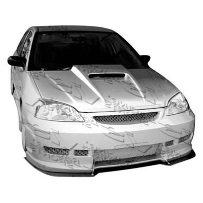 VIS Racing - 2001-2003 Honda Civic 2Dr/4Dr Z1 Boxer Front Bumper - Image 2