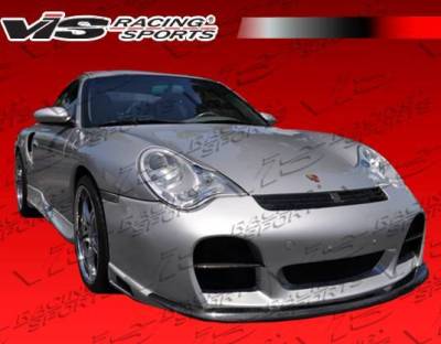 VIS Racing - 2002-2004 Porsche 996 Turbo 2Dr A Tech GT front Bumper with carbon fiber accent. - Image 1