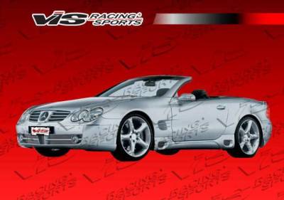 2003-2011 Mercedes Sl R230 2Dr Laser F1 Side Skirts