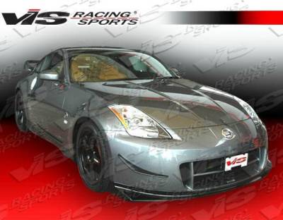 VIS Racing - 2003-2008 Nissan 350Z 2Dr Techno R 2 Front Bumper w/ Canards - Image 4
