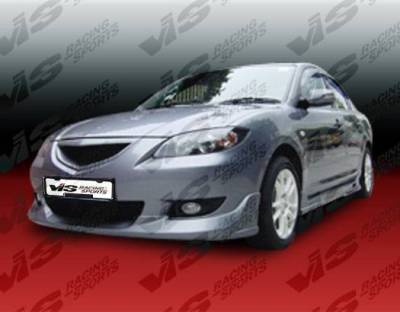 VIS Racing - 2004-2009 Mazda 3 HB/4Dr K Speed Side Skirts - Image 3