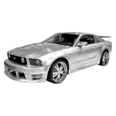2005-2013 Ford Mustang 2Dr Burn Out Side Skirts