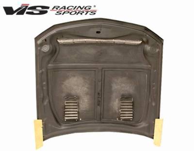 VIS Racing - 2005-2009 Ford Mustang 2Dr Gt 500 Style Fiberglass Hood - Image 4