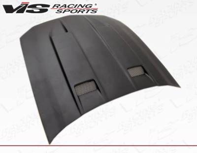 VIS Racing - 2005-2009 Ford Mustang 2Dr Mach 5 Fiberglass Hood - Image 3