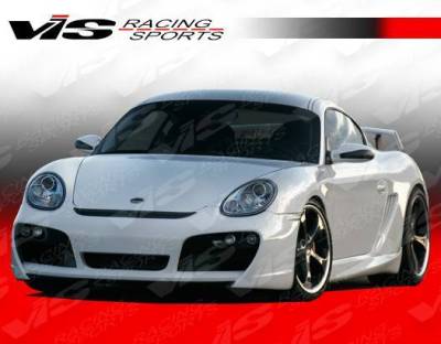 VIS Racing - 2005-2012 Porsche Boxster 987 2Dr A Tech Gt Front Bumper With Lip - Image 2