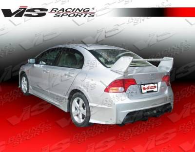 VIS Racing - 2006-2011 Honda Civic 4Dr Techno R 2 Rear Bumper - Image 3