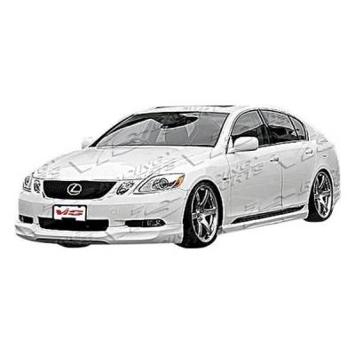 2006-2011 Lexus Gs 300/430 4Dr Wing Side Skirts