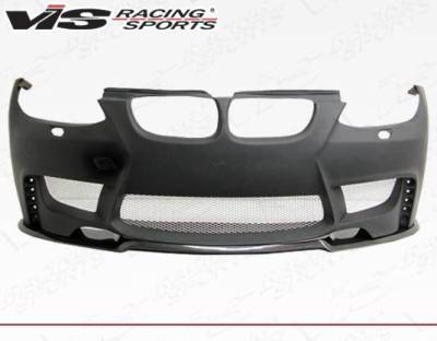 VIS Racing - 2007-2010 BMW E92 Hybrid 1M Style Front Bumper with Carbon Lip - Image 1