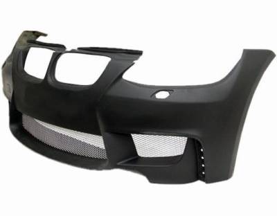 VIS Racing - 2007-2010 BMW E92 Hybrid 1M Style Front Bumper with Carbon Lip - Image 3