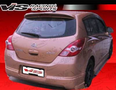 VIS Racing - 2007-2011 Nissan Versa 4Dr/Liftback Vip Polyurethane Full Lip Kit - Image 4