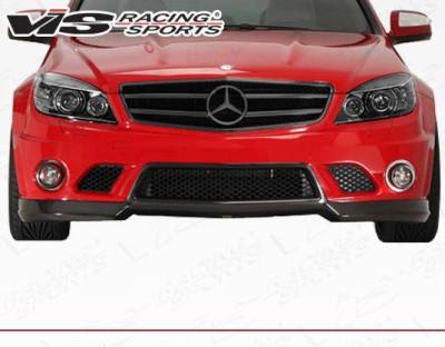 VIS Racing - 2008-2011 Mercedes C- Class W204 C63 XTS Carbon Fiber Front Lip - Image 1