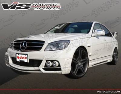 VIS Racing - 2008-2014 Mercedes C- Class W204 4Dr Vip Side Skirts - Image 1
