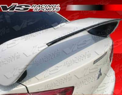 2008-2014 Mitsubishi Evo 10 Rally Style Carbon Fiber Spoiler Add-On Trim Molding.