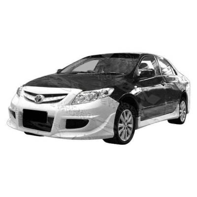 2011-2012 Toyota Corolla 4Dr Icon Side Skirts